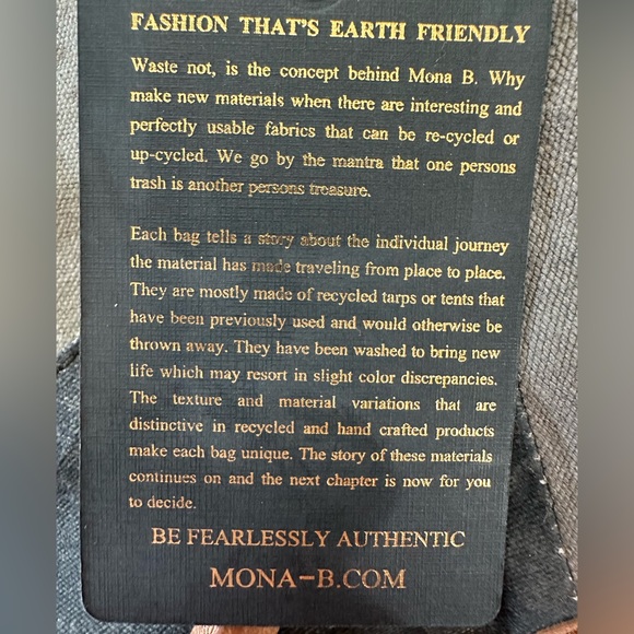 Mona-B NWT Denim Shoulder Bag Purse - Picture 14 of 16